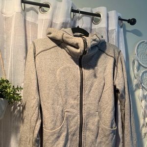Lulu lemon 2 tone grey zip up hoodie